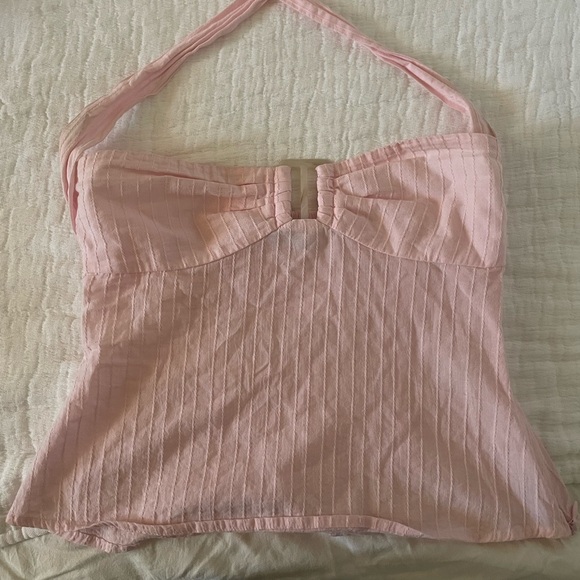Princess Polly Blush Smocked Top - Picture 1 of 3
